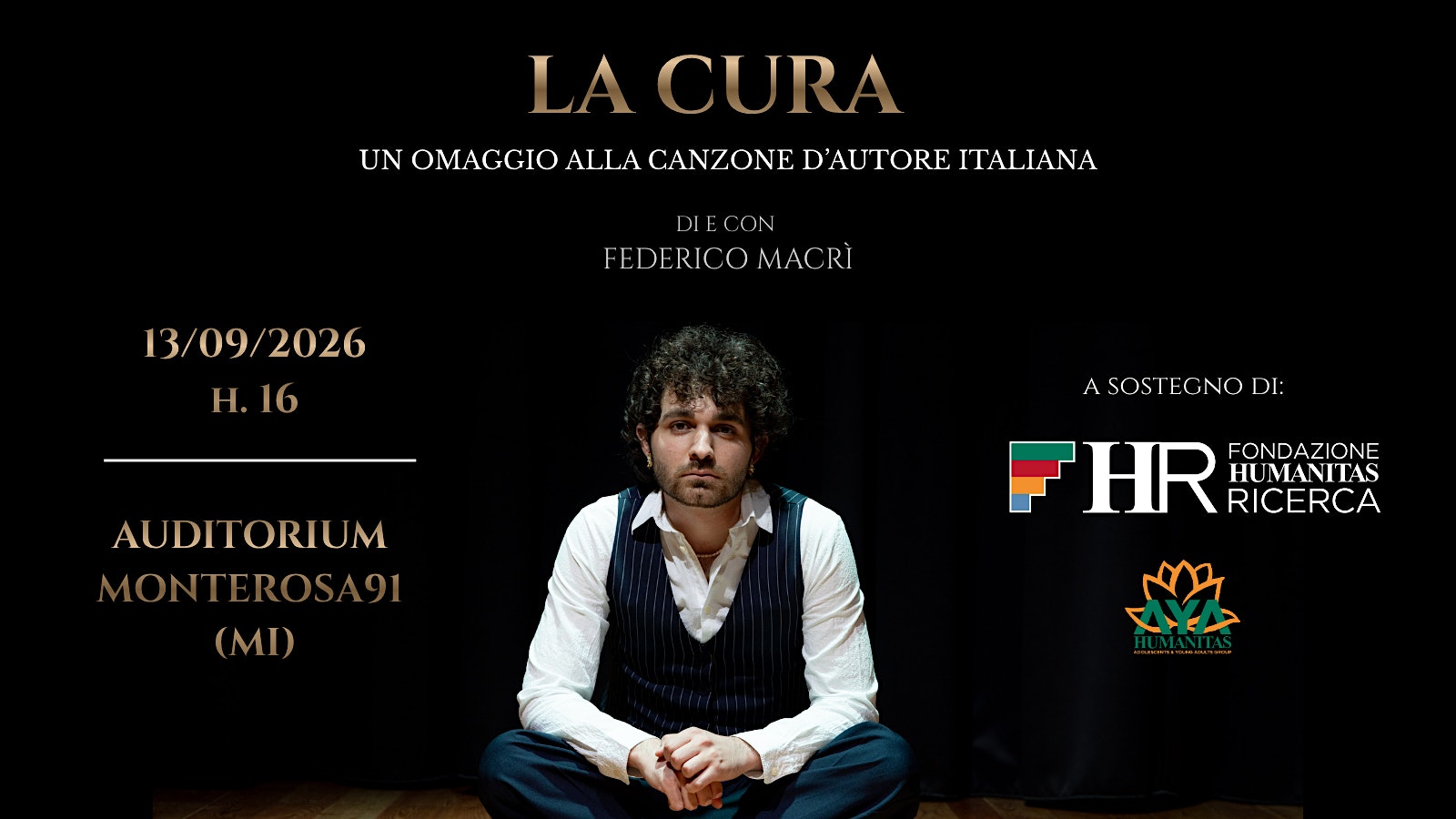LA CURA - Un omaggio alla canzone d'autore italiana