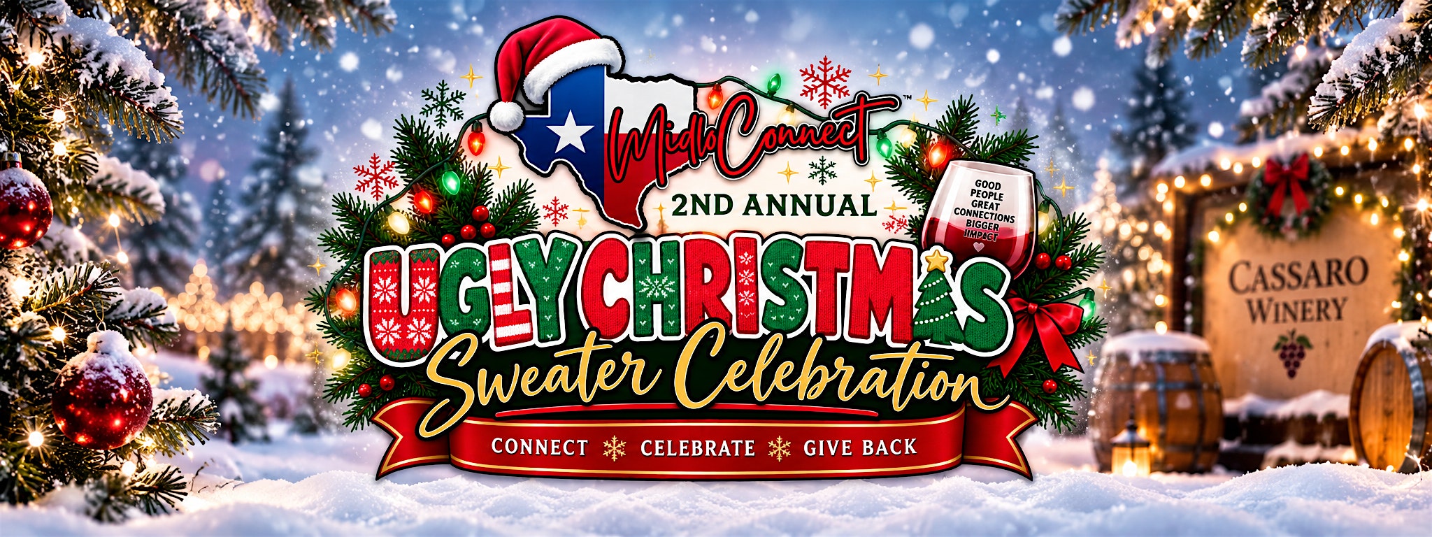 MidloConnect Ugly Christmas Sweater Celebration