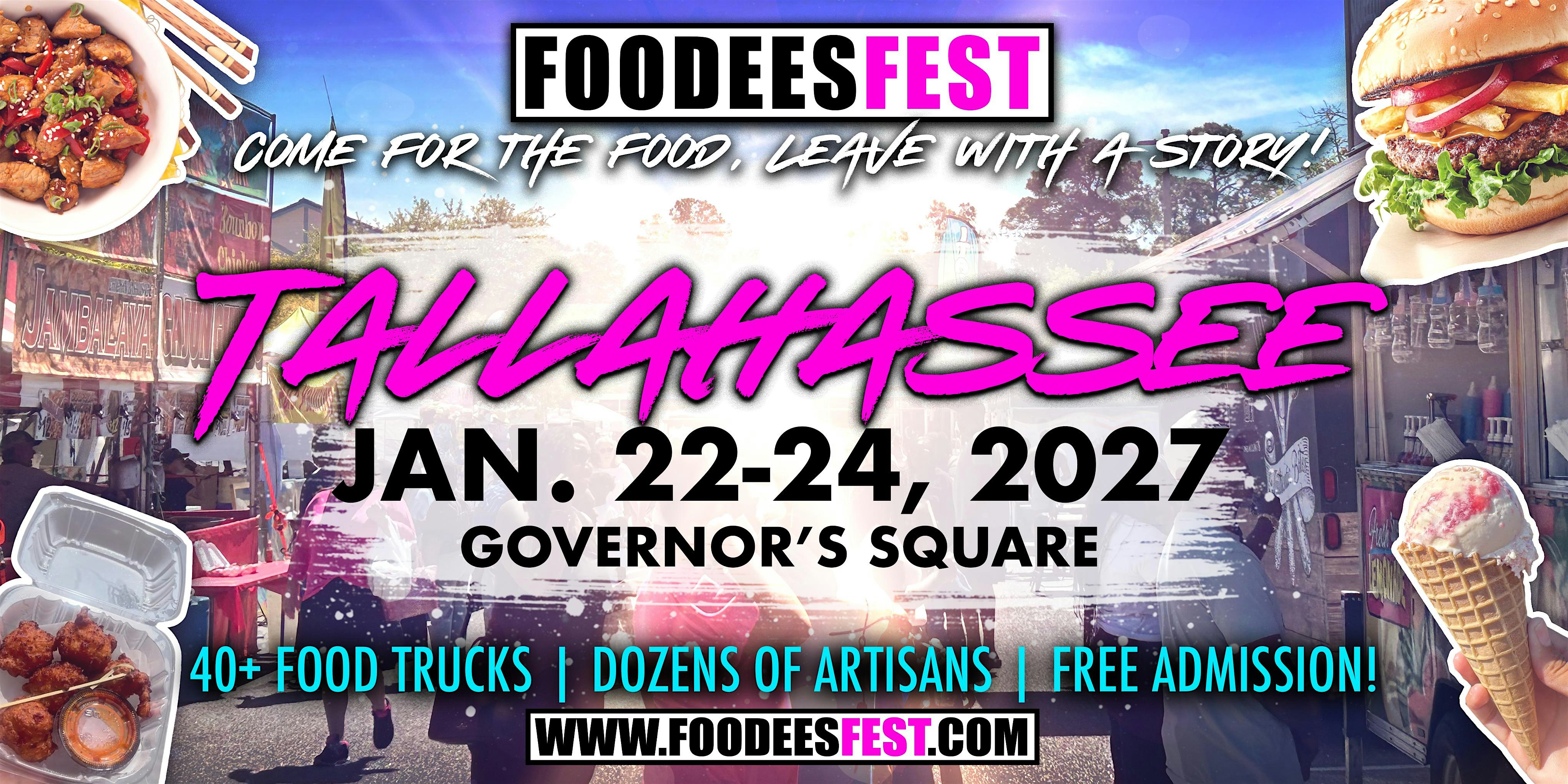 FOODEESFEST Tallahassee, Florida (40+ food trucks and craft vendors!)