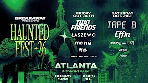 Haunted Fest Parking | 624 Piedmont Ave NE | Walk to Piedmont Park