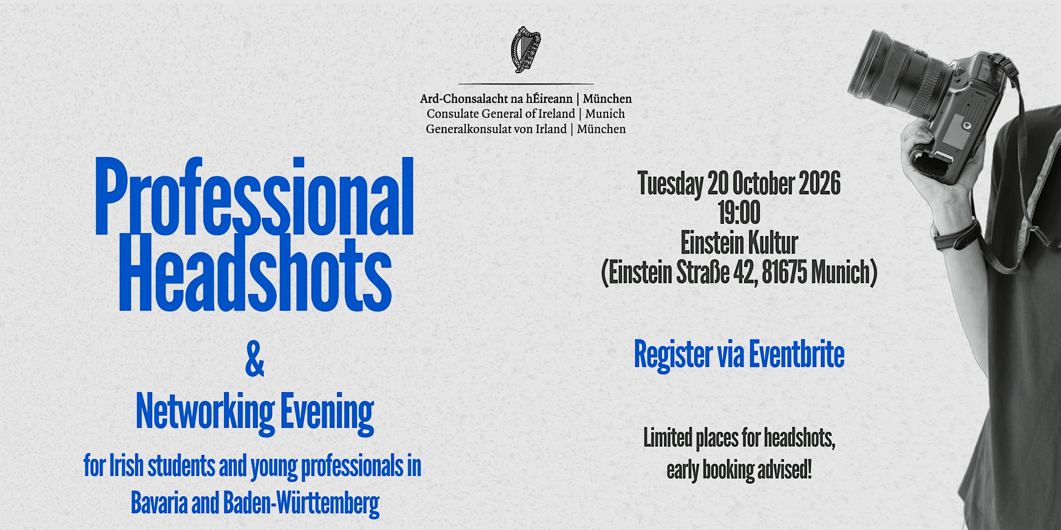 Professional Headshots & Networking Evening