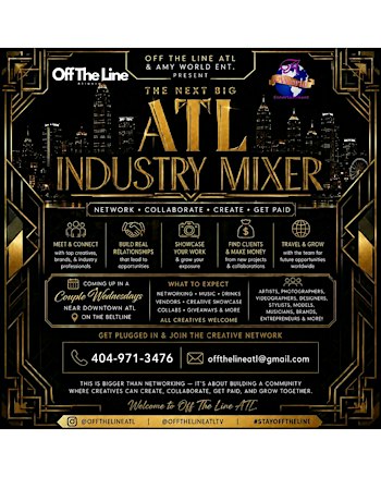 THE NEXT BIG ATL INDUSTRY MIXER is coming to the Atlanta BeltLine