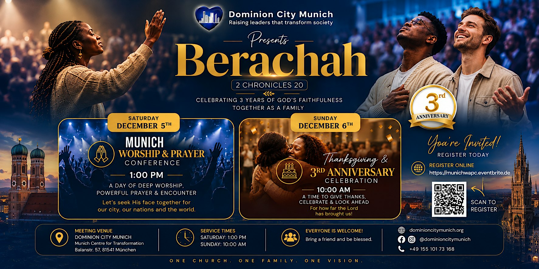 Munich Worship & Prayer Conference 2026 - BERACHAH!