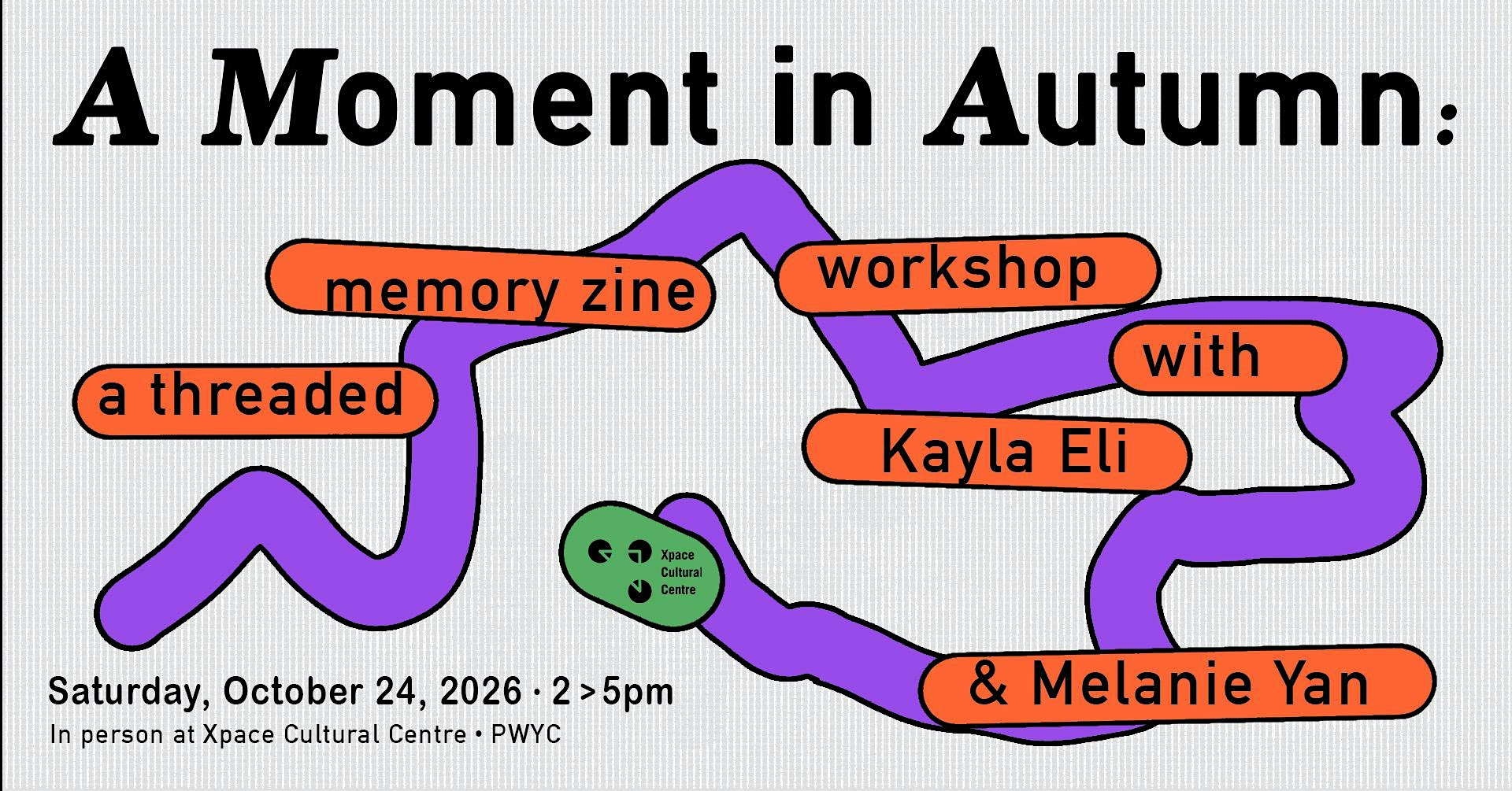 A Moment in Autumn: a threaded memory zine workshop