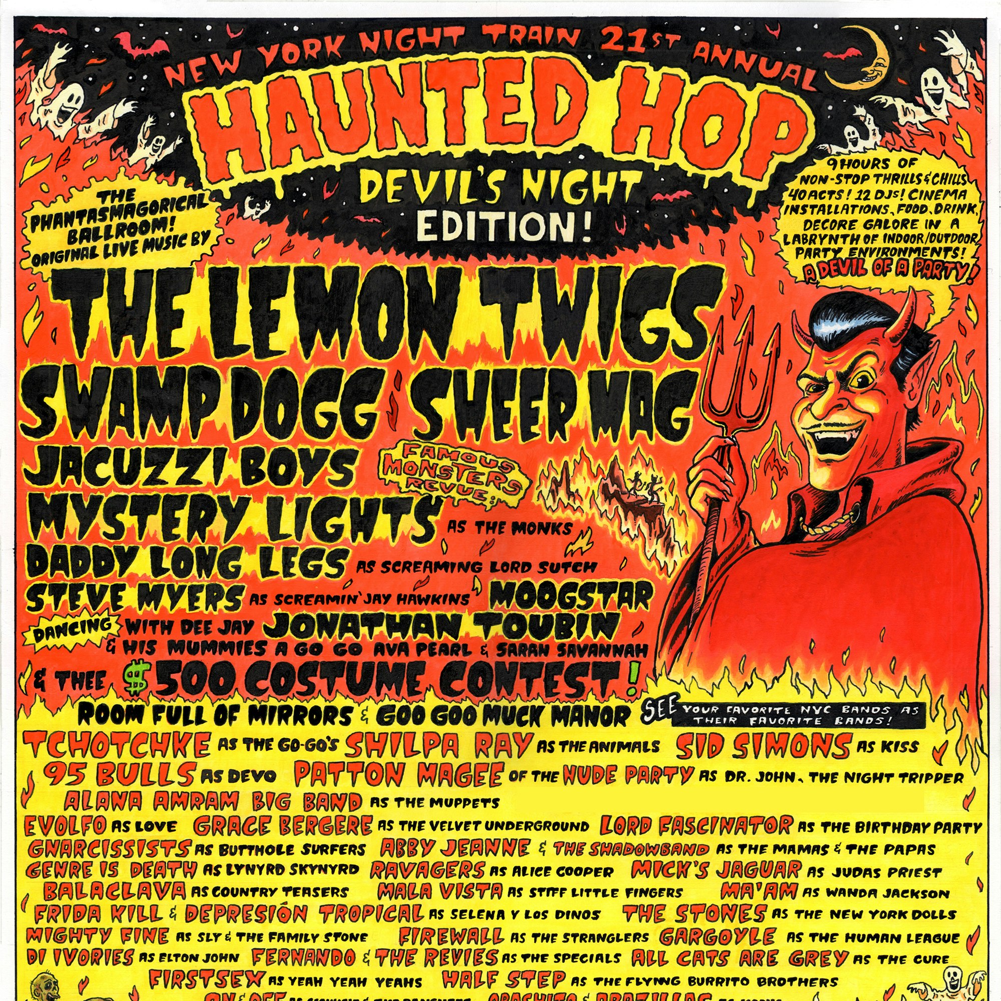 NEW YORK NIGHT TRAIN 21ST ANNUAL HAUNTED HOP: Devil's Night Edition