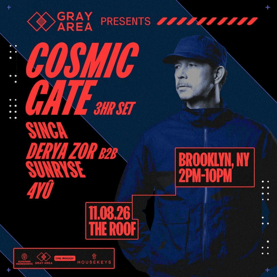 Cosmic Gate *3hr Set* w. Sinca & Guests