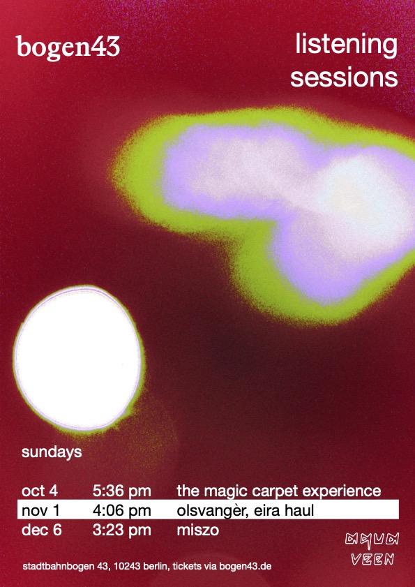 Bogen 43 listening sessions