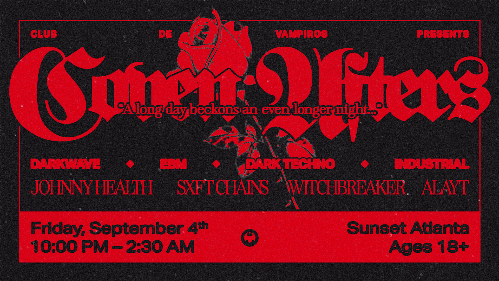 Club De Vampiros Presents... Coven Afters With Johnny Health