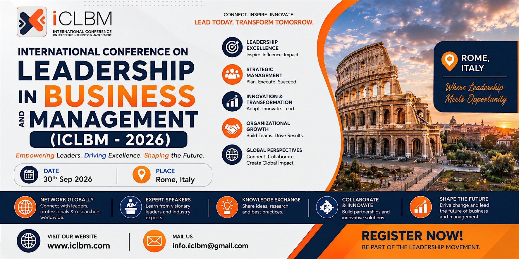 International Conference on Leadership in Business and Management (ICLBM )