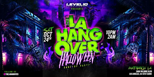 The LA Hangover: Halloween Rooftop Party