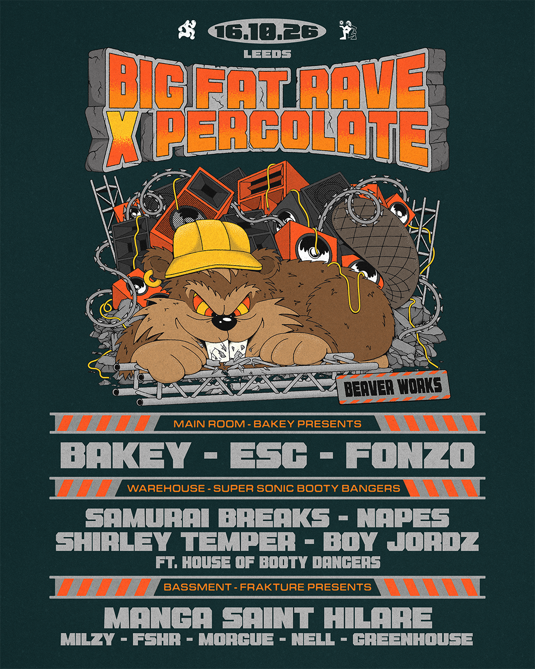Big Fat Rave: Bakey, Samurai Breaks, Napes, Manga Saint Hilare, ESC & More