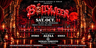 BOLLYWEEN - Toronto’s Hottest Bollywood Halloween Night.