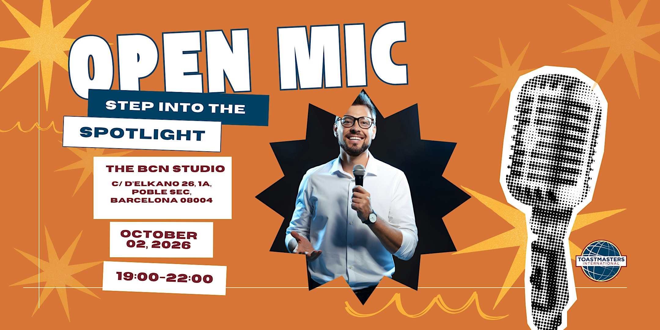 Open Mic Night — Toastmasters Barcelona