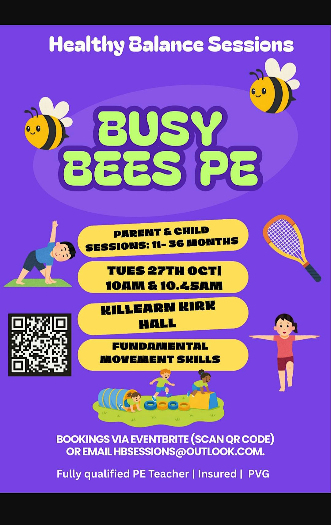 Busy Bees PE Pop Up
