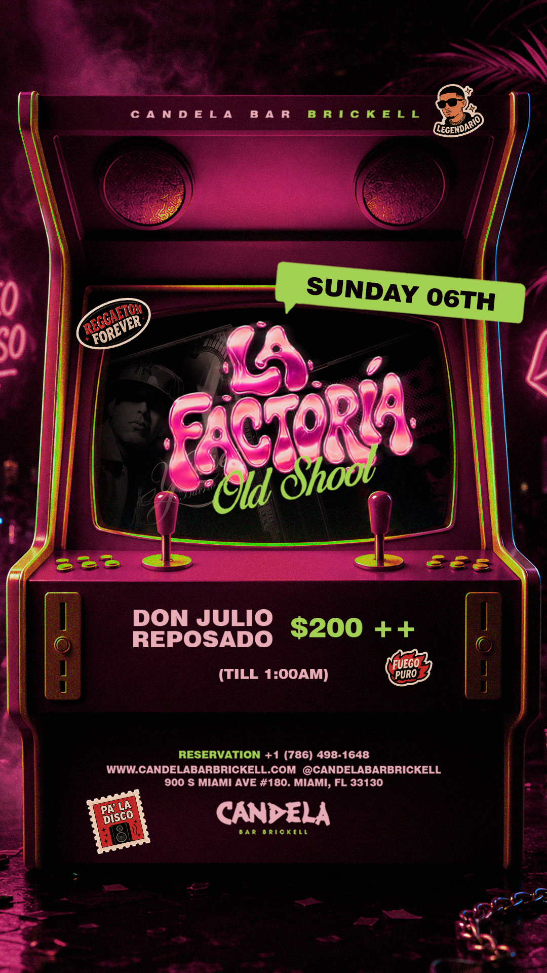 LA FACTORIA REGGAETON OLD SCHOOL at Candela
