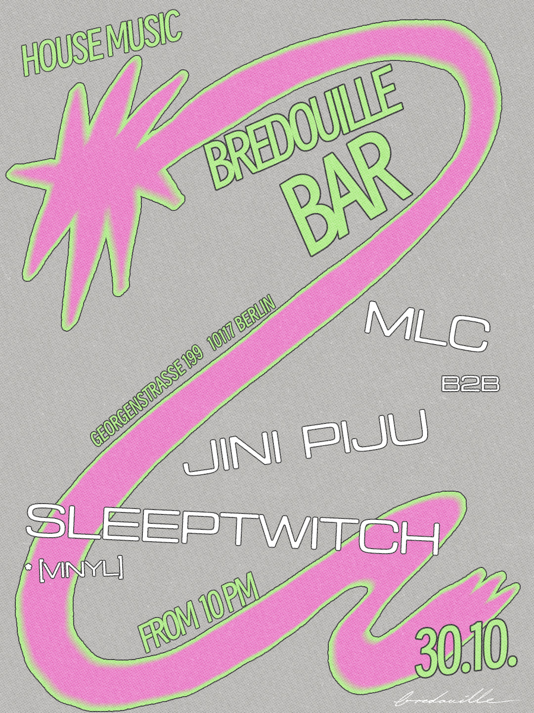 mlc b2b Jini Piju, sleeptwitch × Bredouille