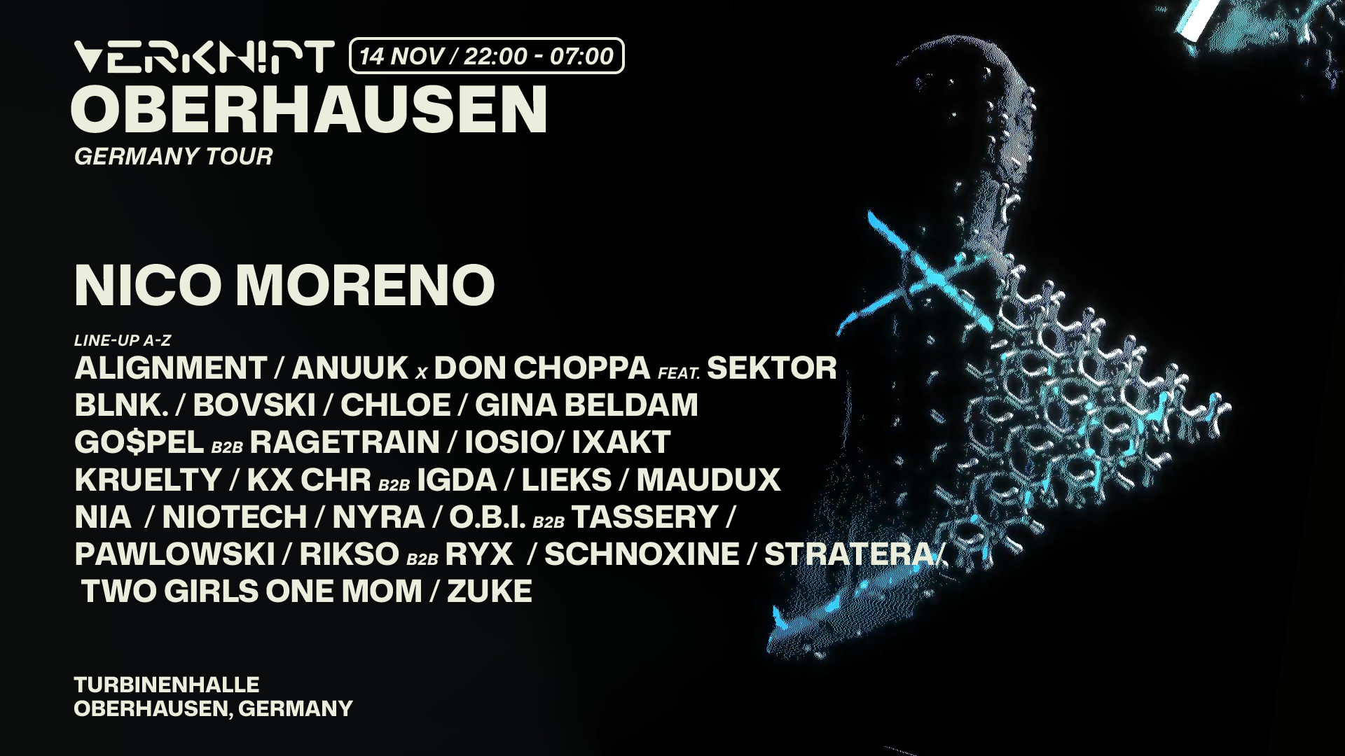 VERKNIPT GERMANY TOUR - Oberhausen - 14 November