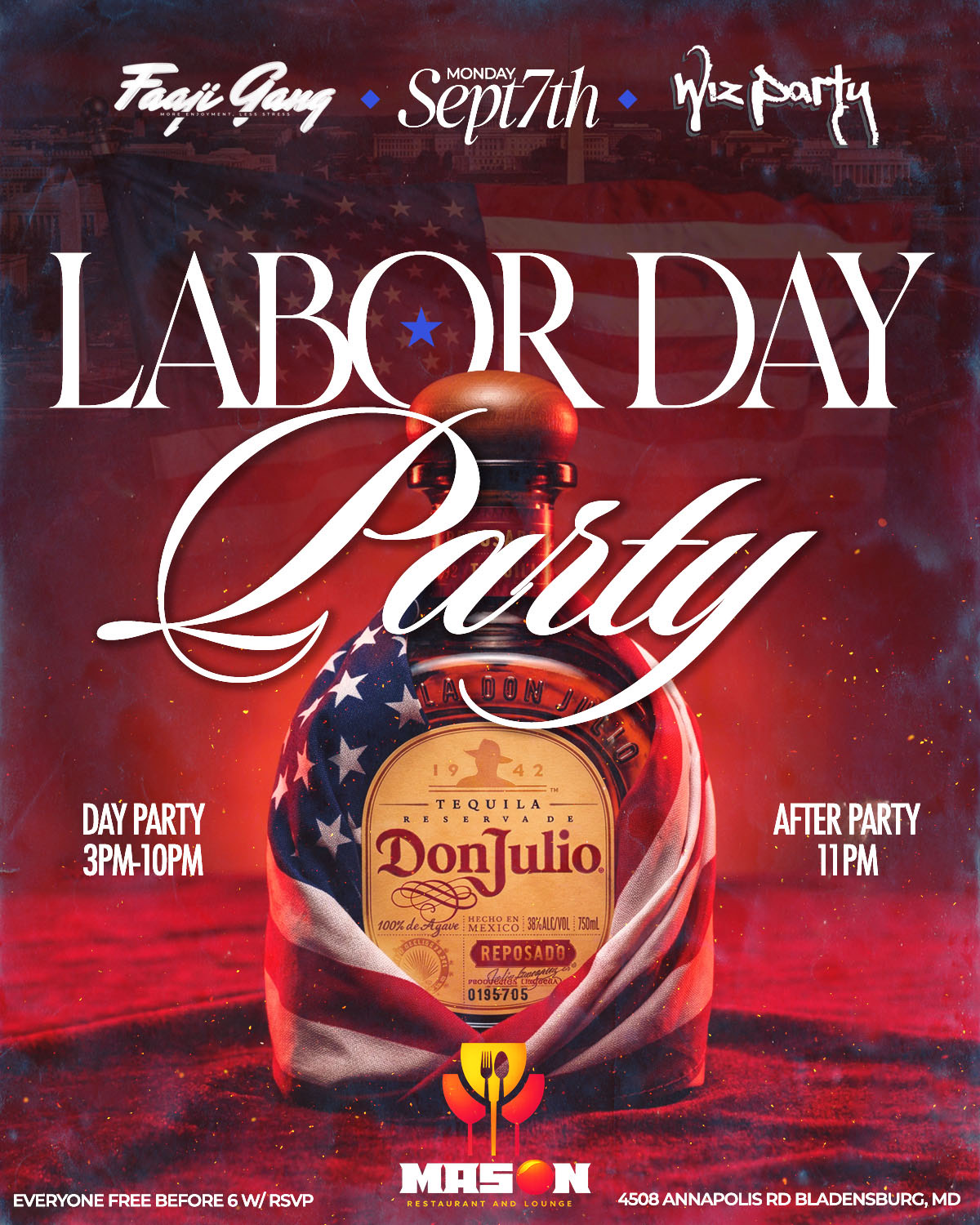 DMV LABOR DAY MONDAY | DAY + NIGHT PARTY