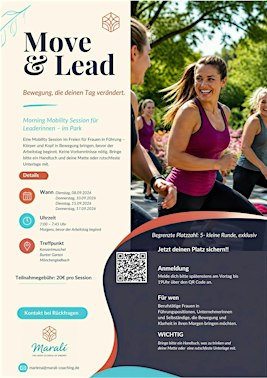 Move & Lead- Bewegung, die deinen Tag verändert.
