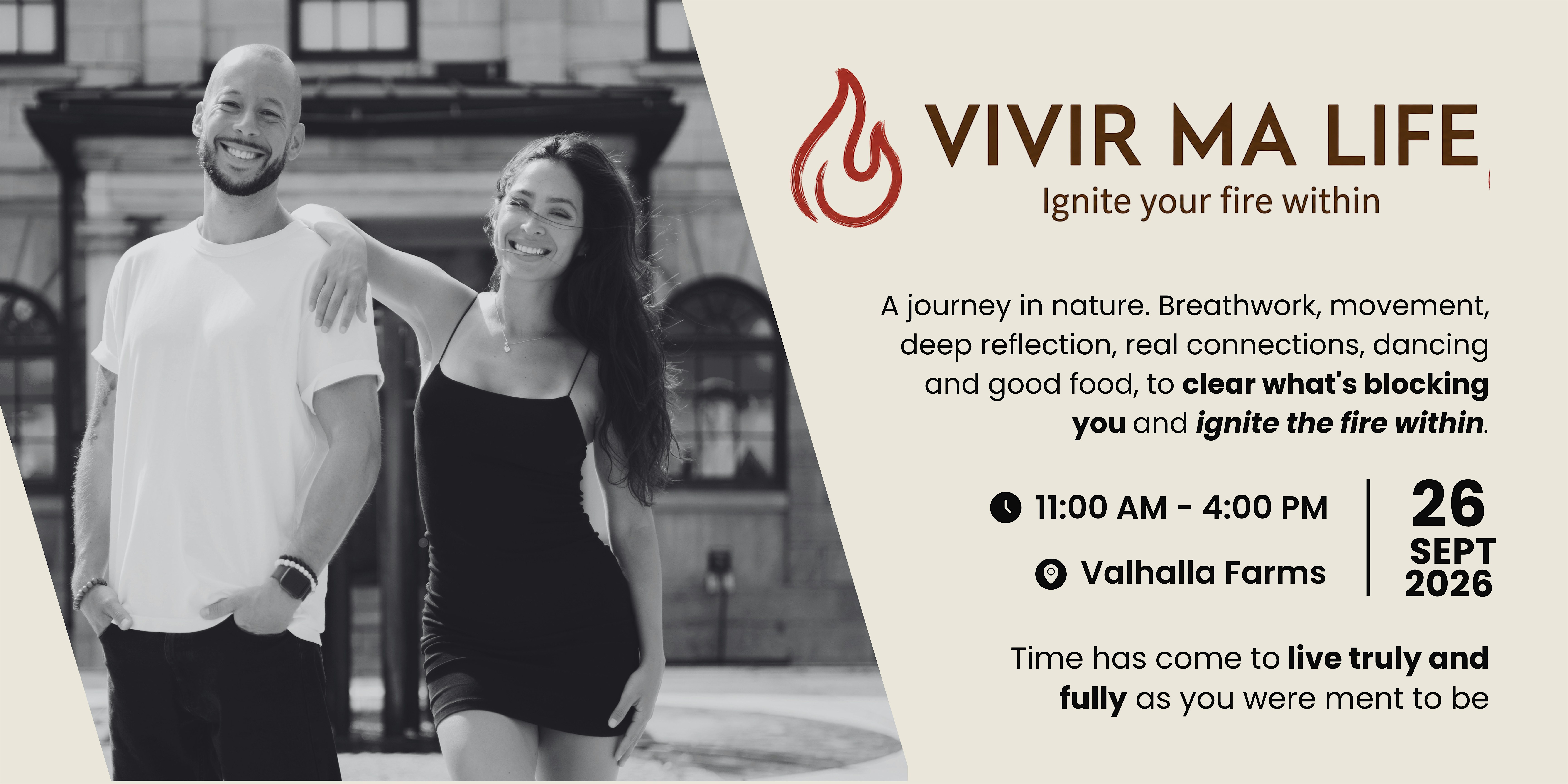Vivir Ma Life | A Journey to reignite your fire within and  living with joy