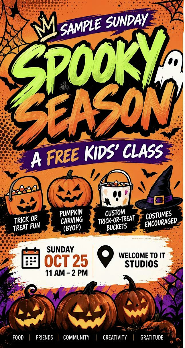 Sample Sunday Spooky Season