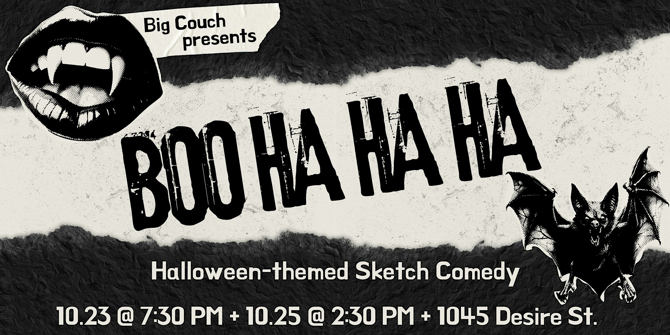 Boo Ha Ha Ha: A Halloween-themed Sketch Comedy Show