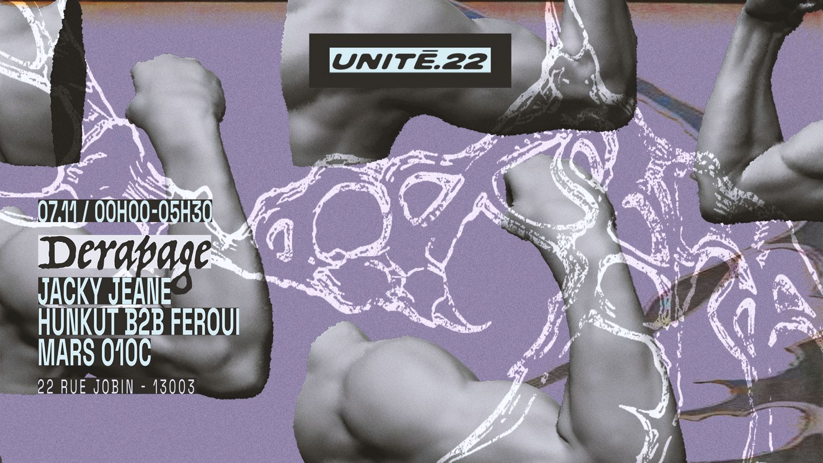 U.22 X Dérapage: Jacky Jeane, Mars O10C, Feroui, Hunkunt
