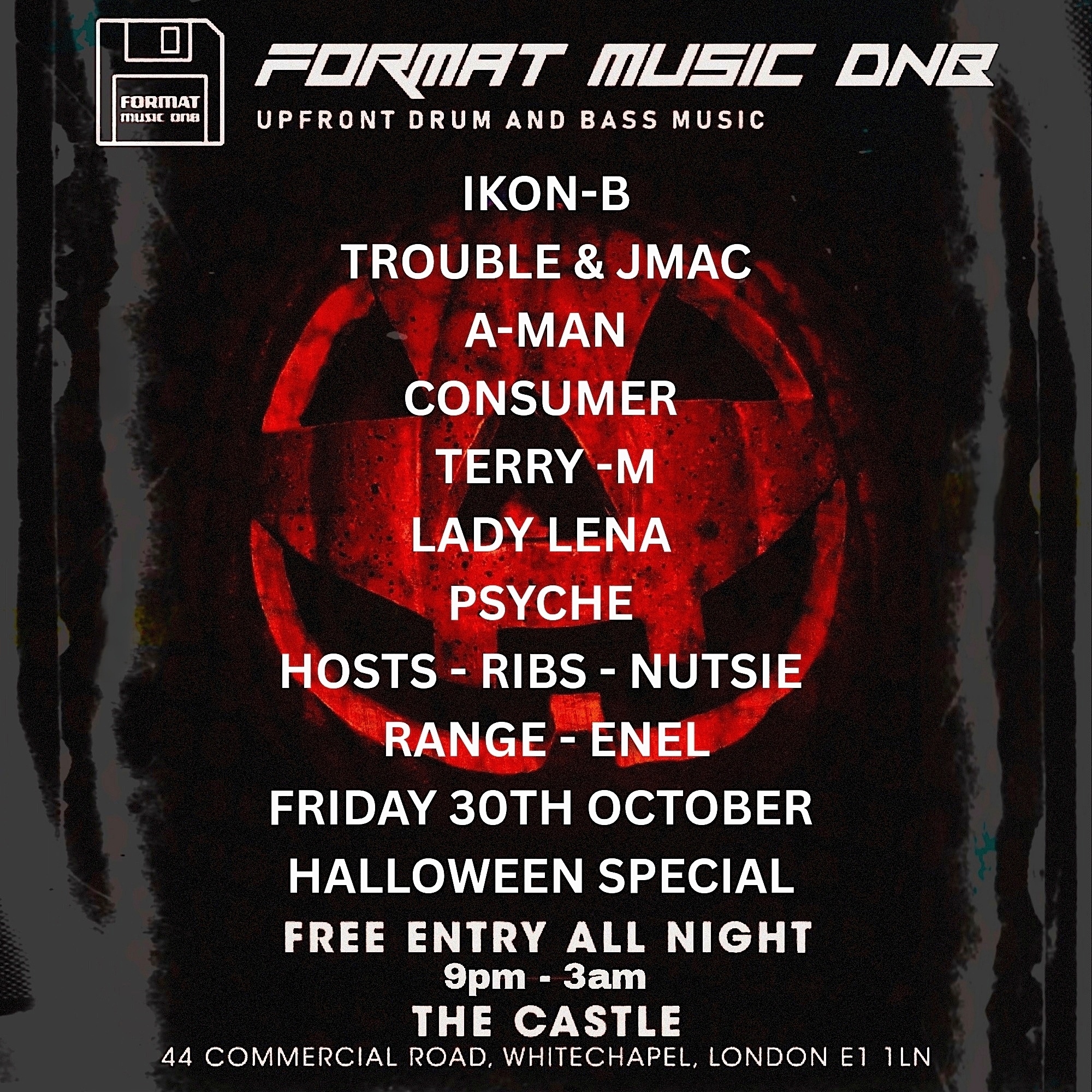 Format Music dnb London Halloween Special Free - Entry