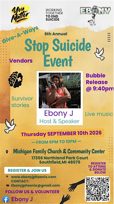 6th Annual Suicide Prevention Event