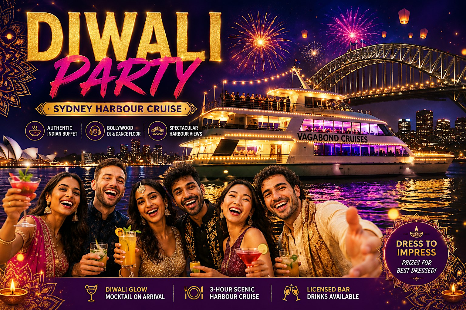 Sydney Harbour Diwali Party Cruise