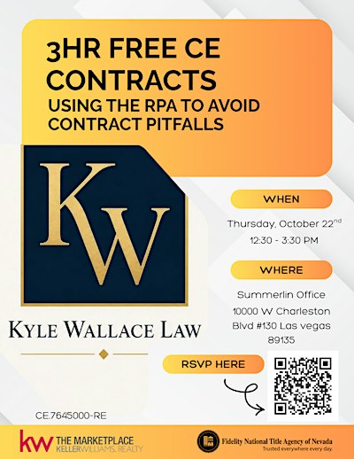 SUM: 3HR Free CE Contracts- USING THE RPA TO AVOID CONTRACT PITFALLS