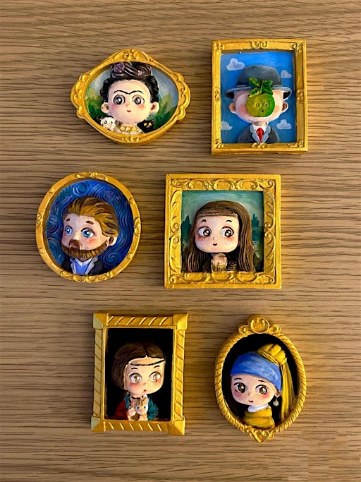 Painting Workshop: Artist Refrigerator Magnets