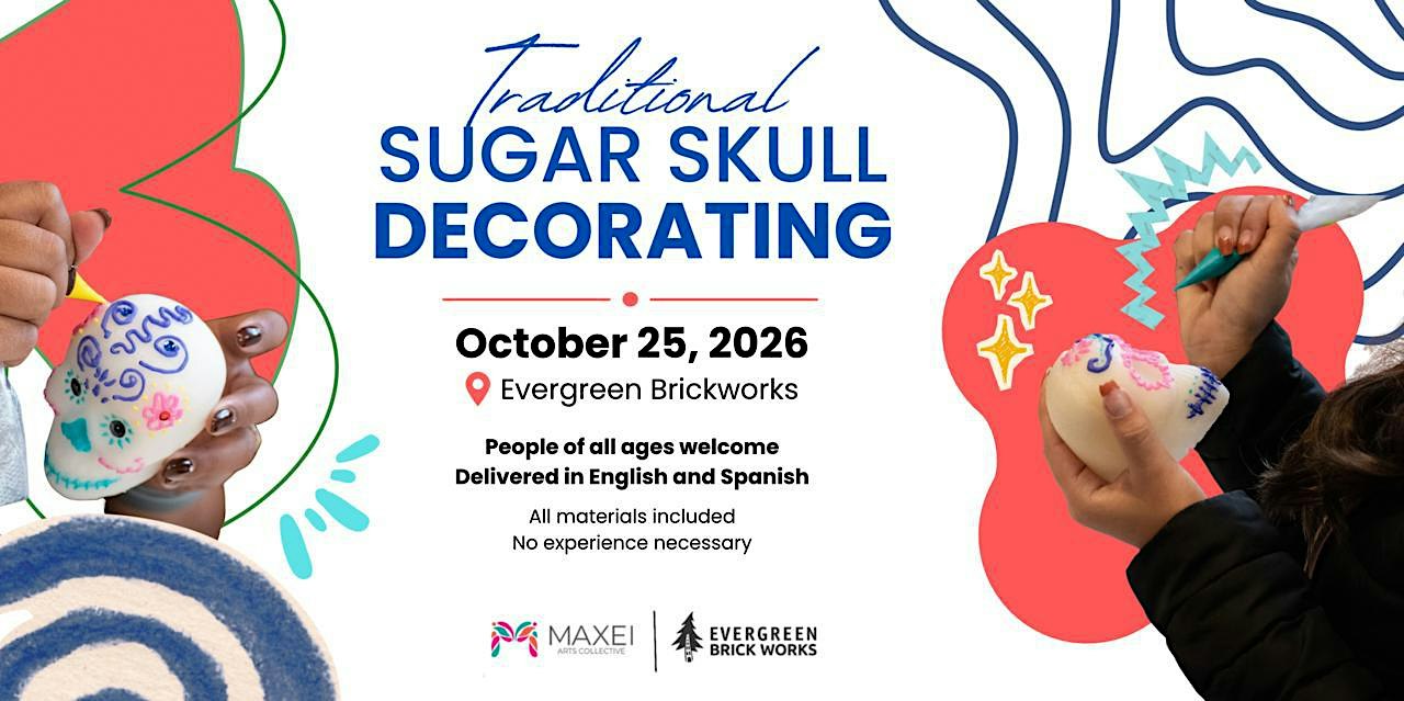 Traditional Sugar Skulls Decorating