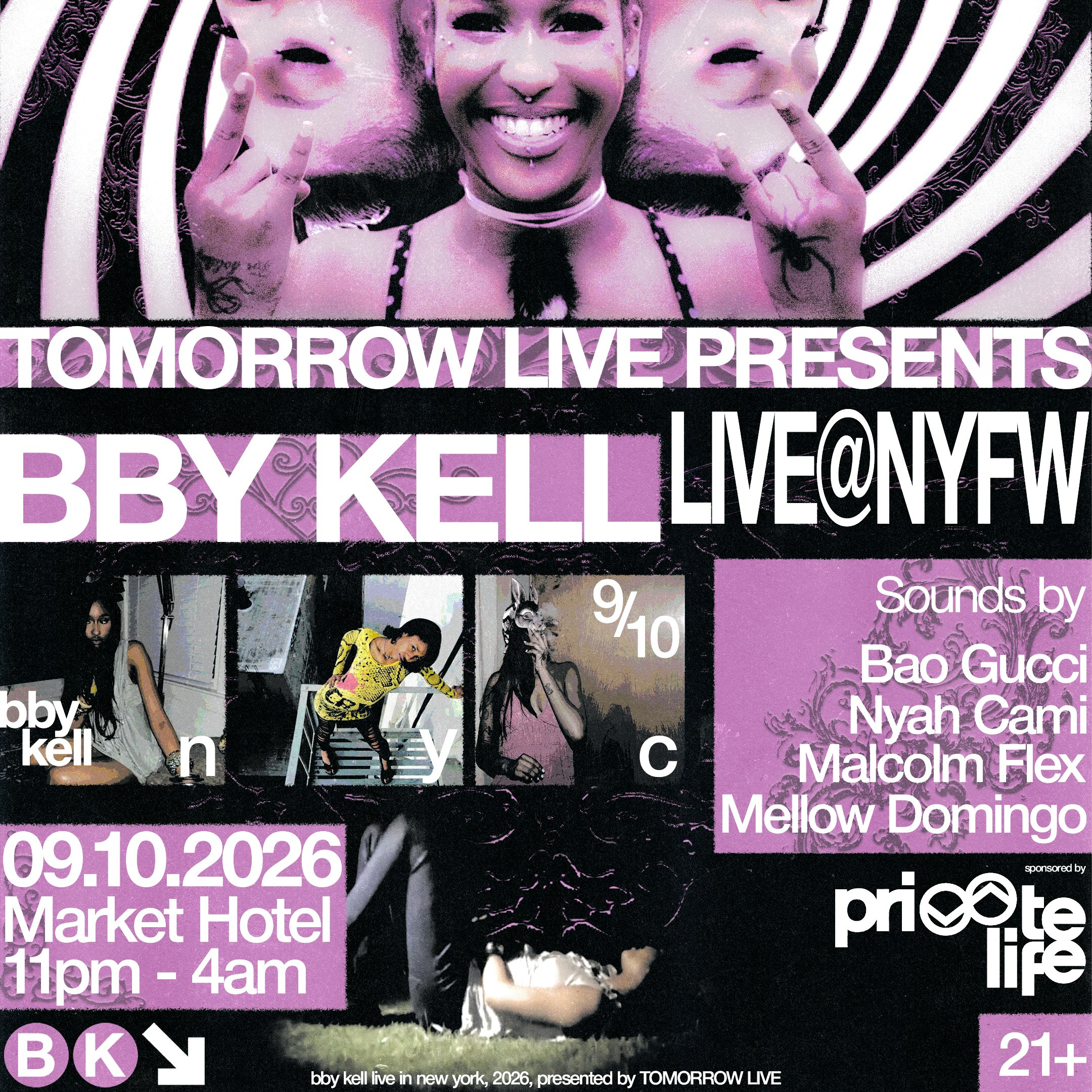 TomorrowLive Presents: Bbykell at NYFW