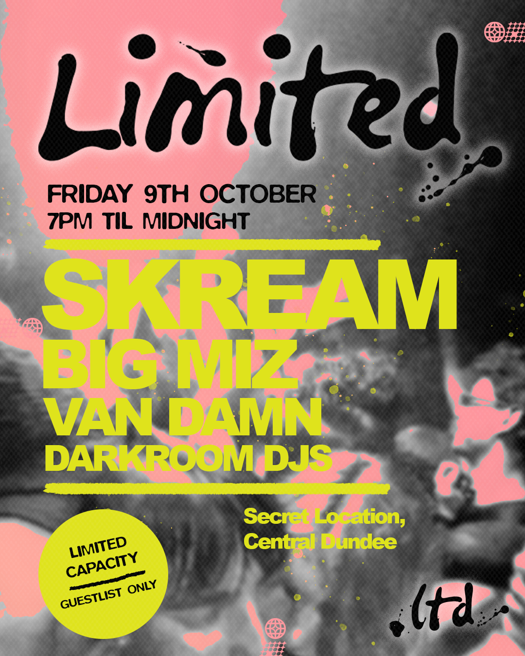 Ltd clb. presents Skream