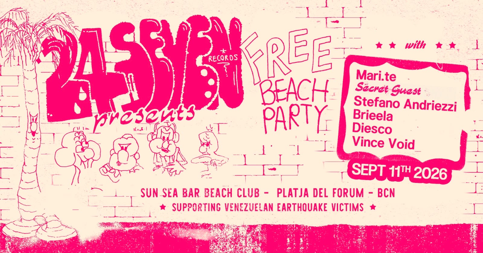 24Seven Records Invites: Mari.te (FREE OPEN-AIR BEACH PARTY)