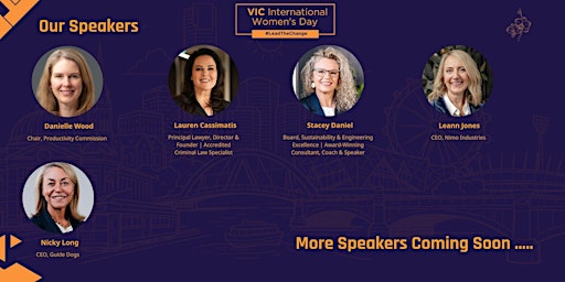 VIC  International Women's Day 2027  - Leaders' Breakfast