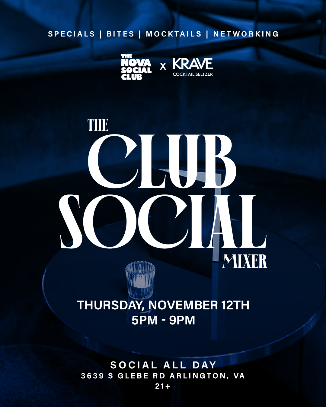 The Club Social Mixer | Thurs. November 12th at Social All Day