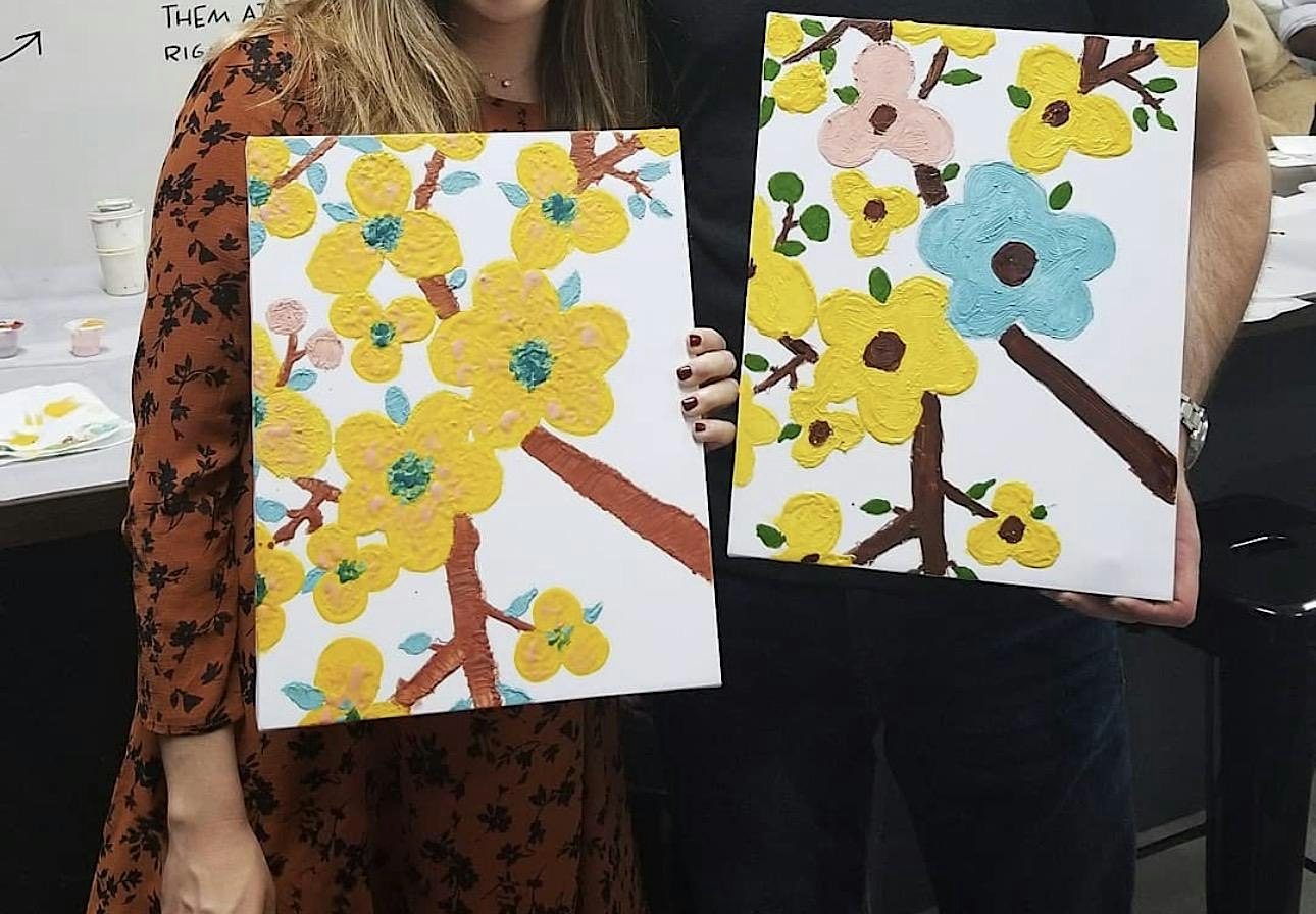 Canvas Painting with Chocolate!
