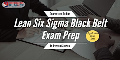 Lean Six Sigma Green & Black Belt Confirmed Melbourne In-person Training