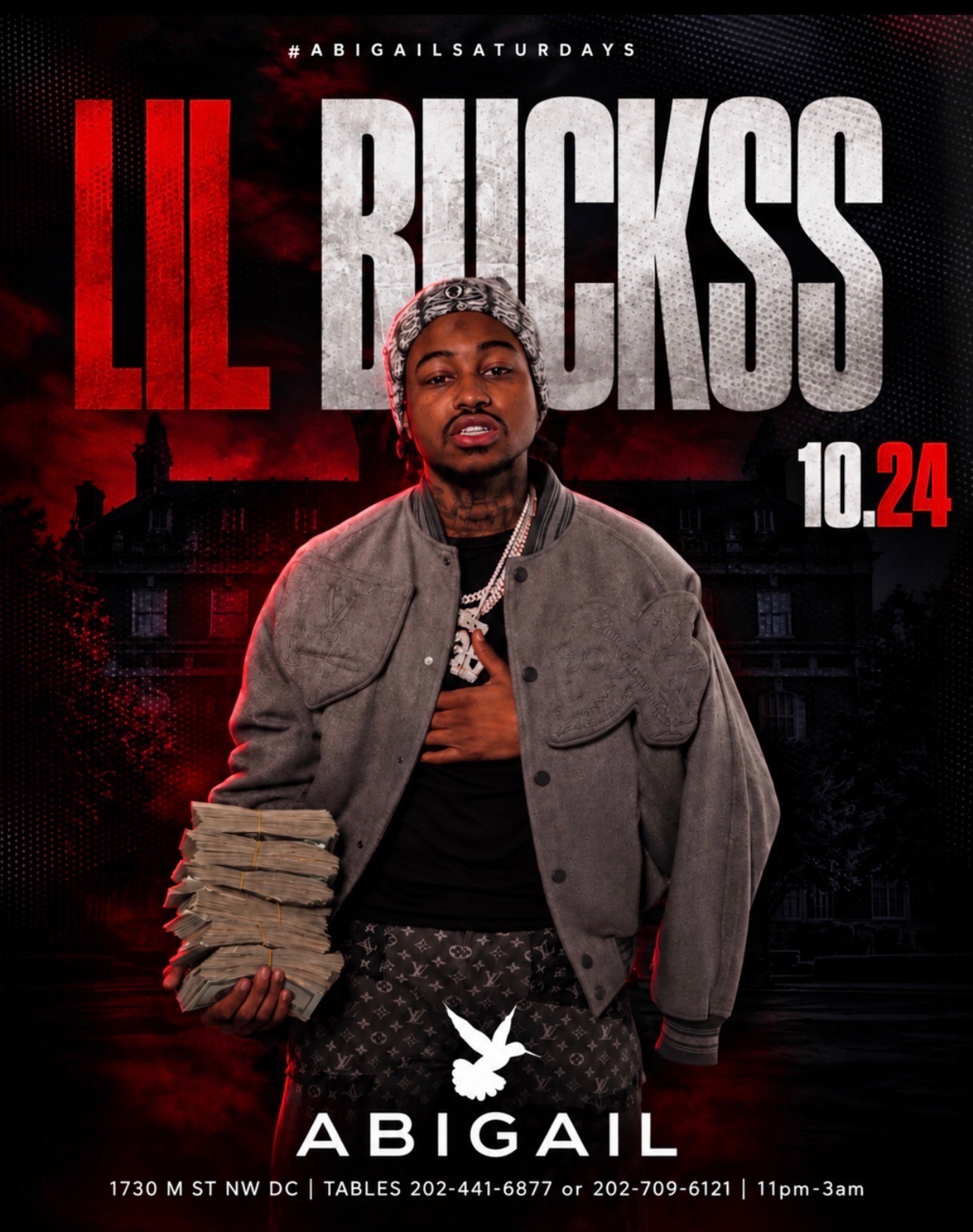 ABIGAIL SATURDAYS “HOSTED BY LIL BUCKSS”🔥