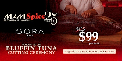 MIAMI SPICE: 140 LB. BLUEFIN TUNA CUTTING CEREMONY