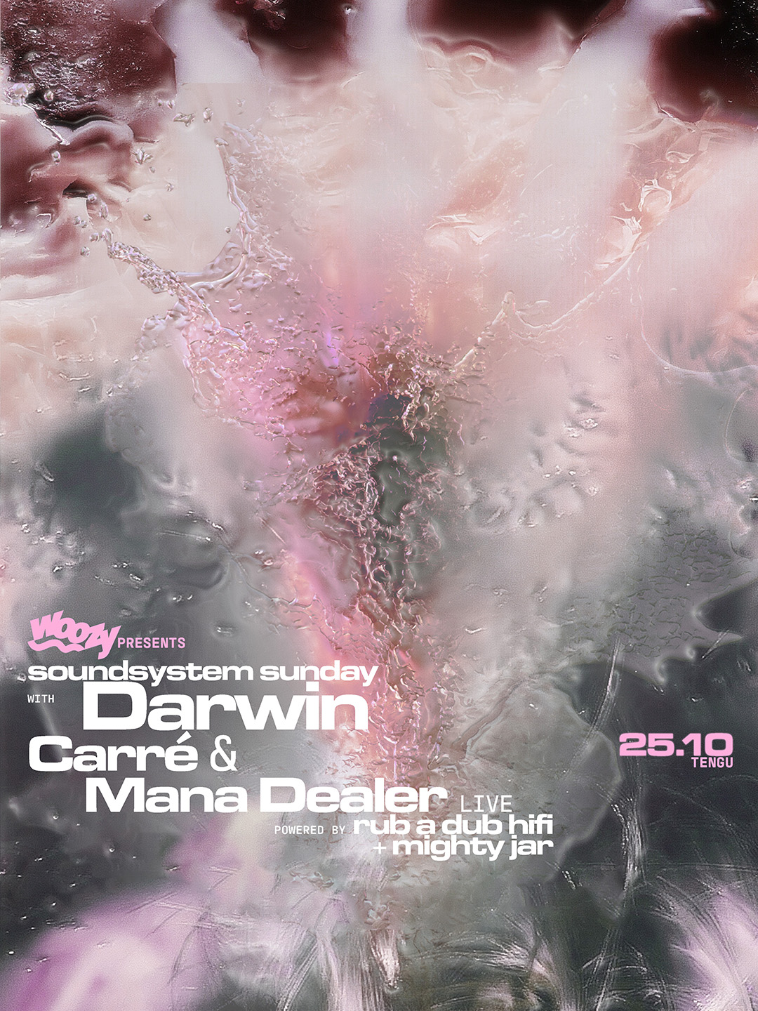 Soundsystem Sunday: Woozy with Darwin, Carré + Mana Dealer (Live)