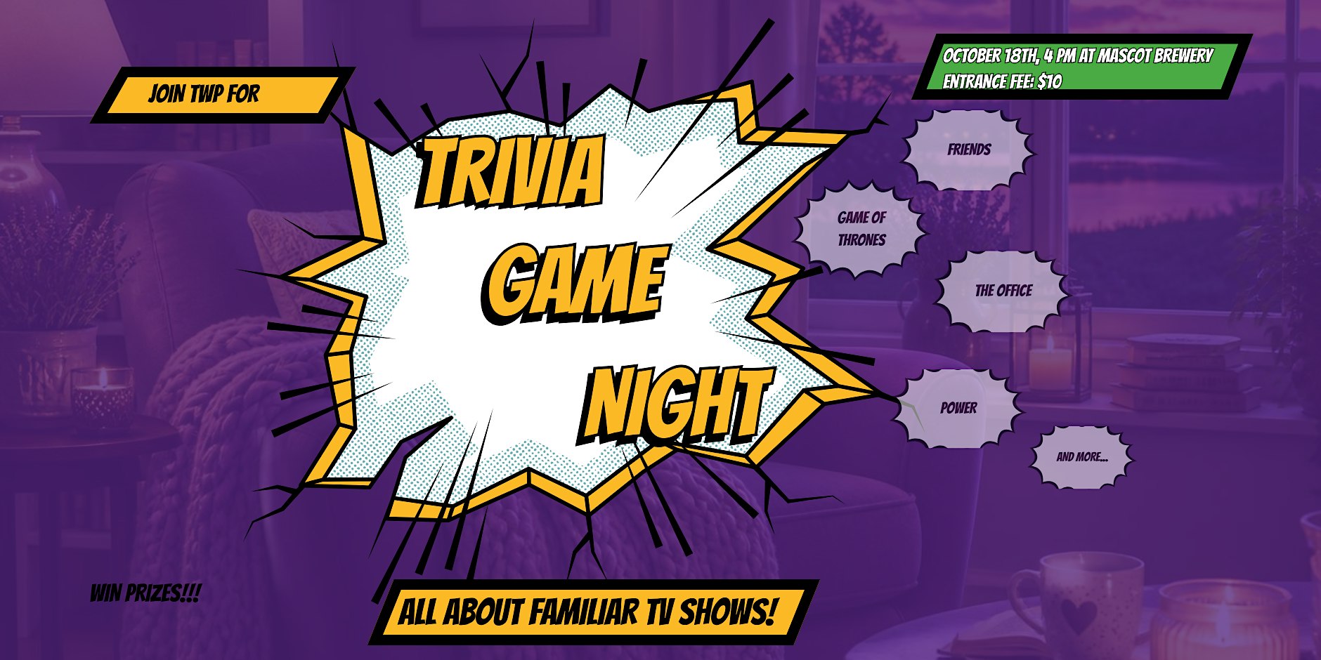 TWP TV Trivia & Games Night