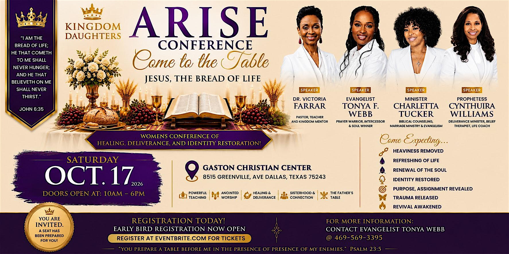 KINGDOM DAUGHTERS ARISE CONFERENCE