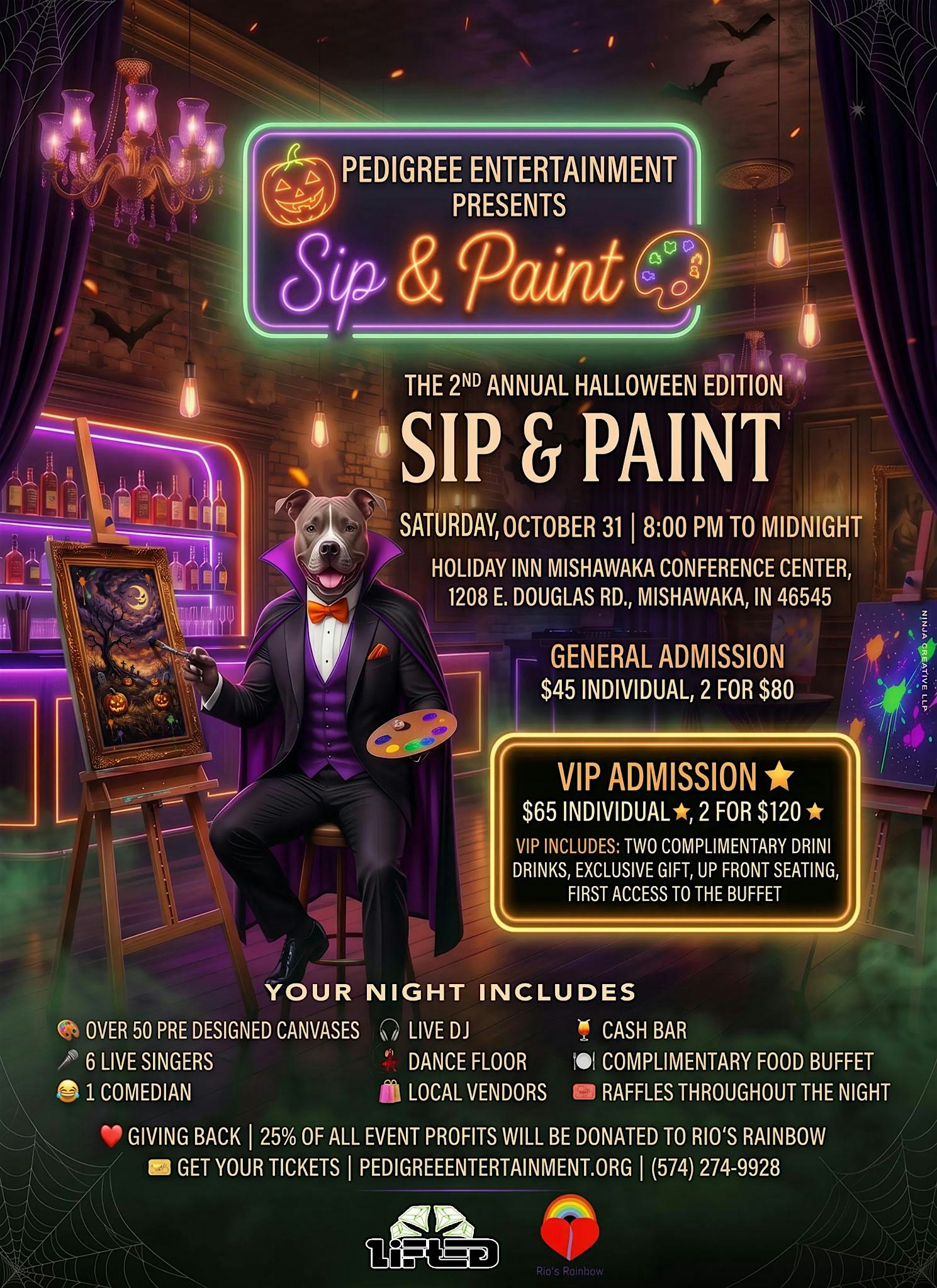 The 2nd Annual Halloween Edition Sip & Paint