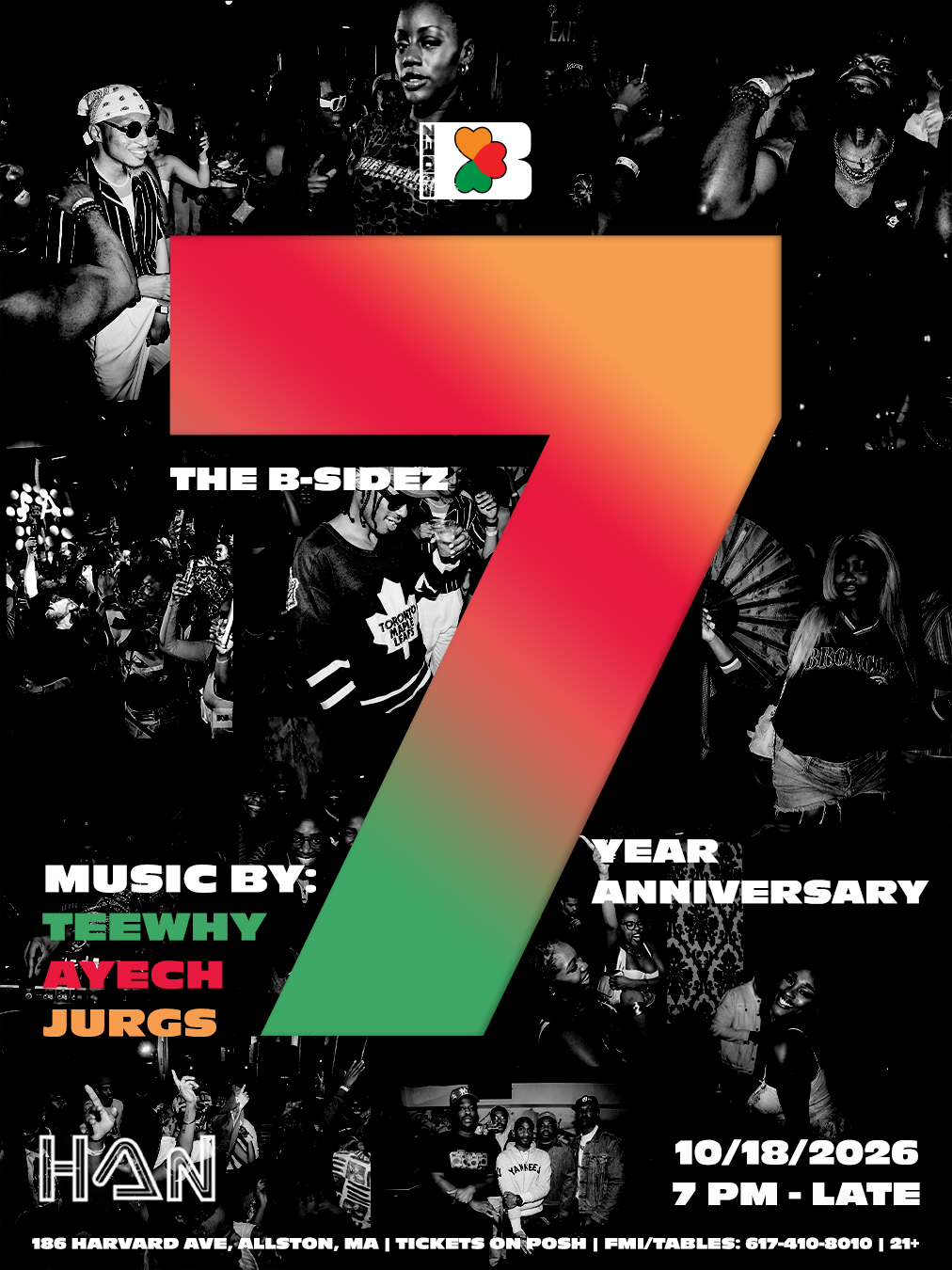 B-Sidez + Friends [7 Year Anniversary]