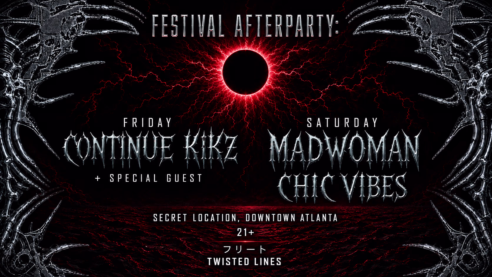 Twisted Festival : Official After Party ( Fri And Sat)