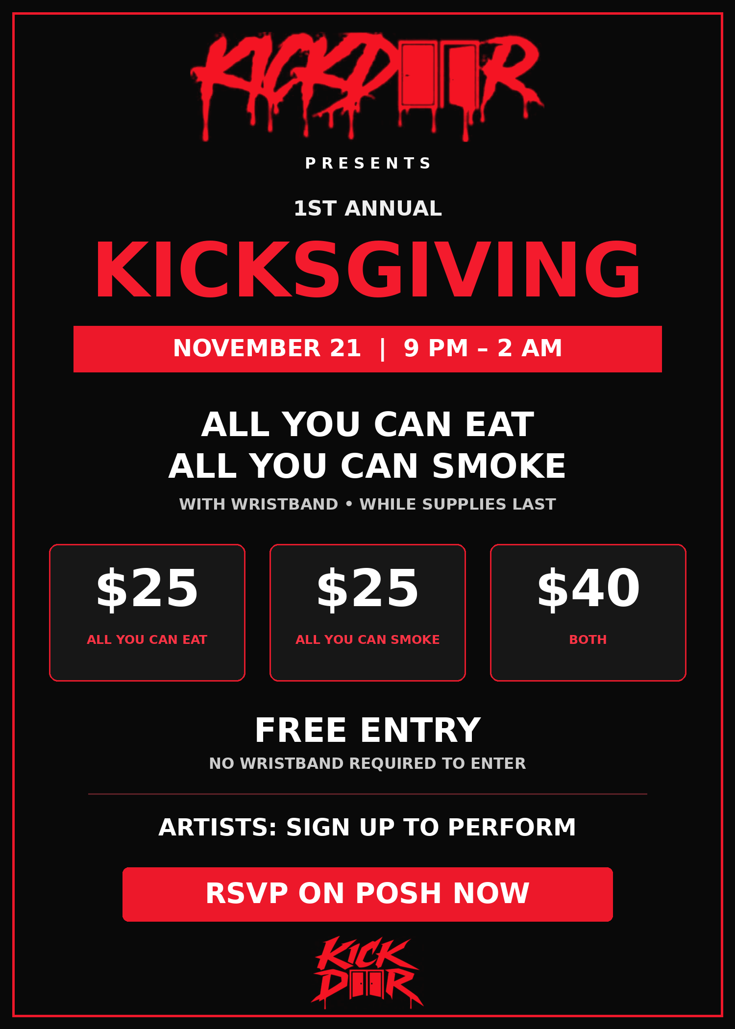 KICKSGIVING