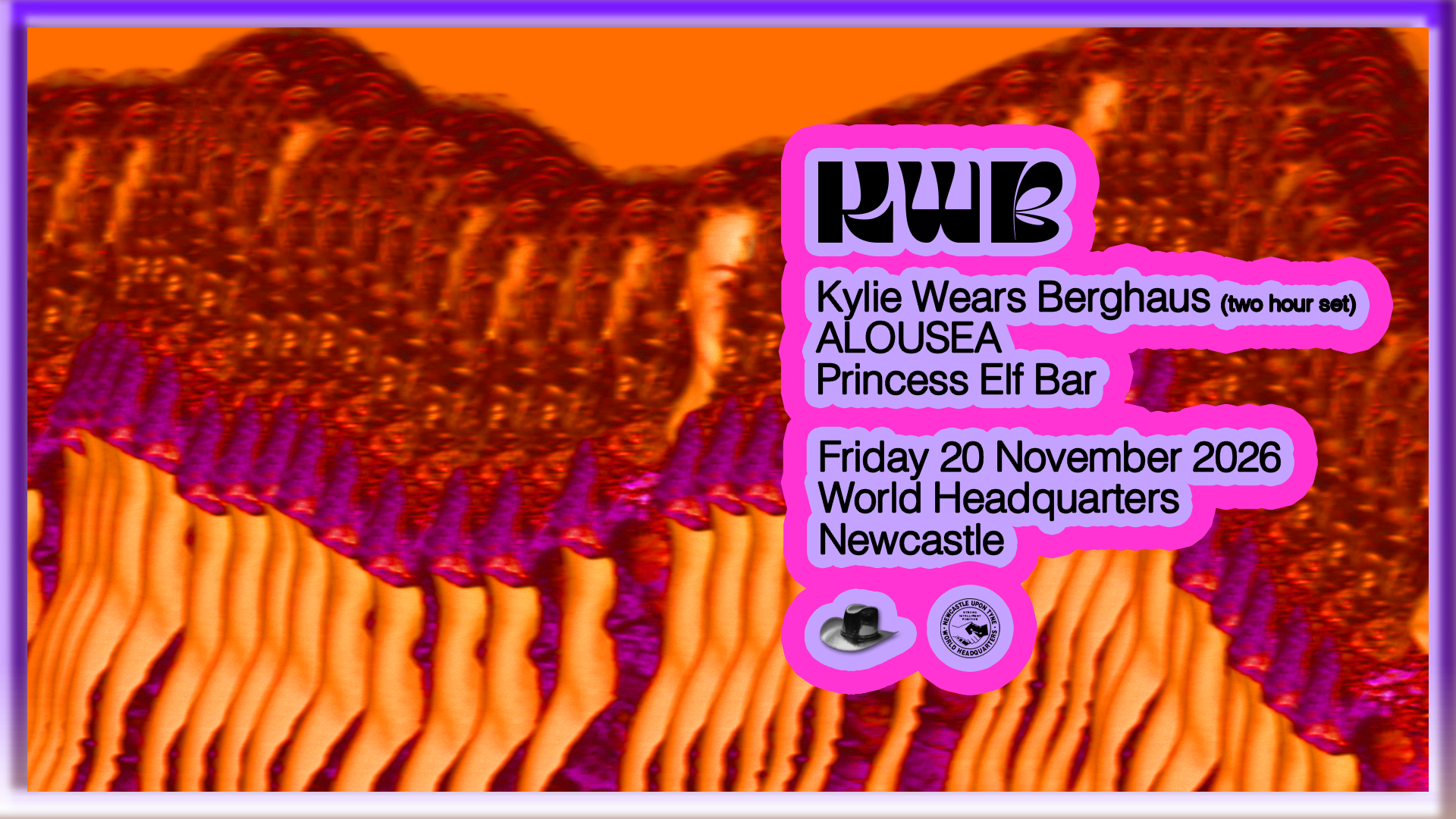 Kylie Wears Berghaus (Newcastle Debut)